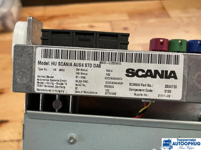 Scania Radio 2594720 – 2783088 - الكابينة والداخلية - شاحنة: صور 2 Scania Radio 2594720 – 2783088 - الكابينة والداخلية - شاحنة: صور 2