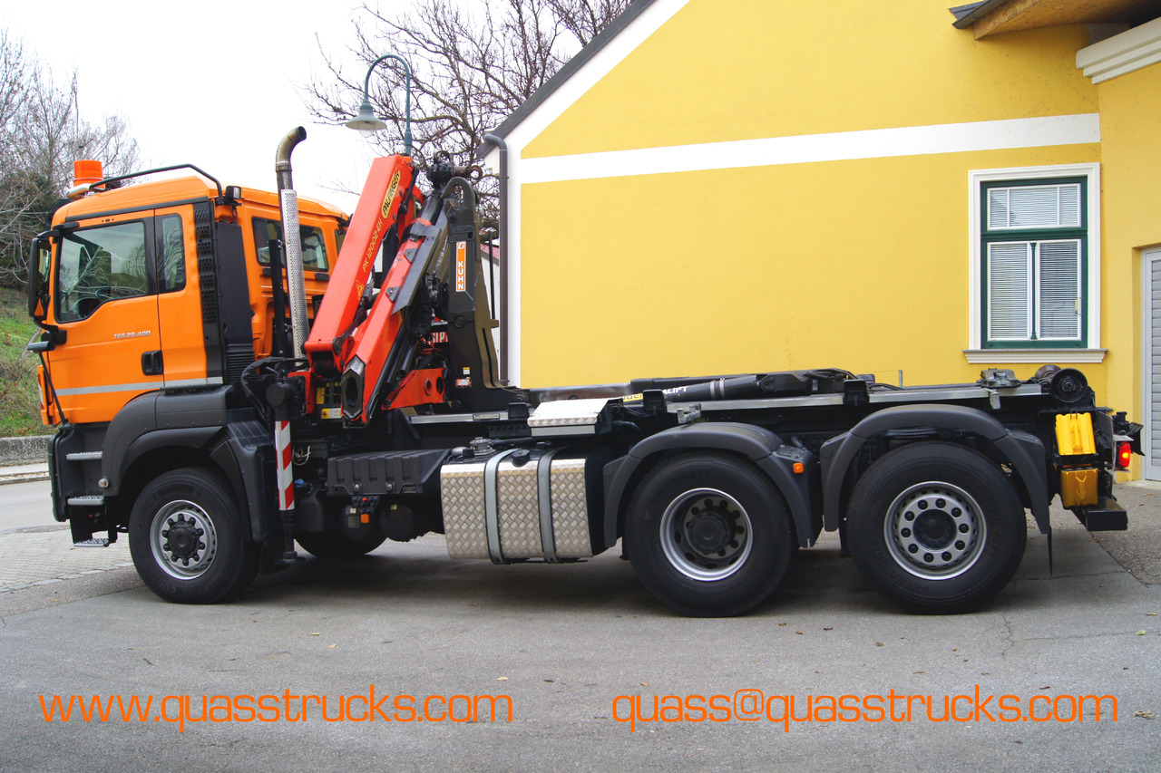 MAN TGS 28.400 BL 6x4-4/PK 12002 D/PALIFT/Winterdienst/Streuer/Pflug - قلابات, شاحنة كرين: صور 2 MAN TGS 28.400 BL 6x4-4/PK 12002 D/PALIFT/Winterdienst/Streuer/Pflug - قلابات, شاحنة كرين: صور 2