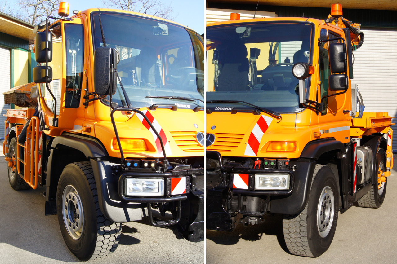 قلابات UNIMOG Unimog U 400/Hydrostat/Mähtür +MULAG MHU 800: صور 8