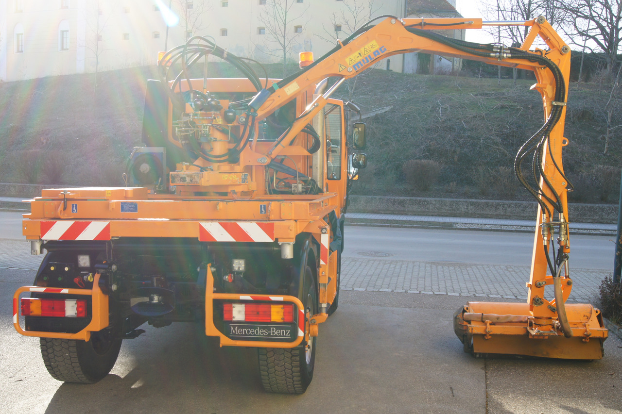 قلابات UNIMOG Unimog U 400/Hydrostat/Mähtür +MULAG MHU 800: صور 6