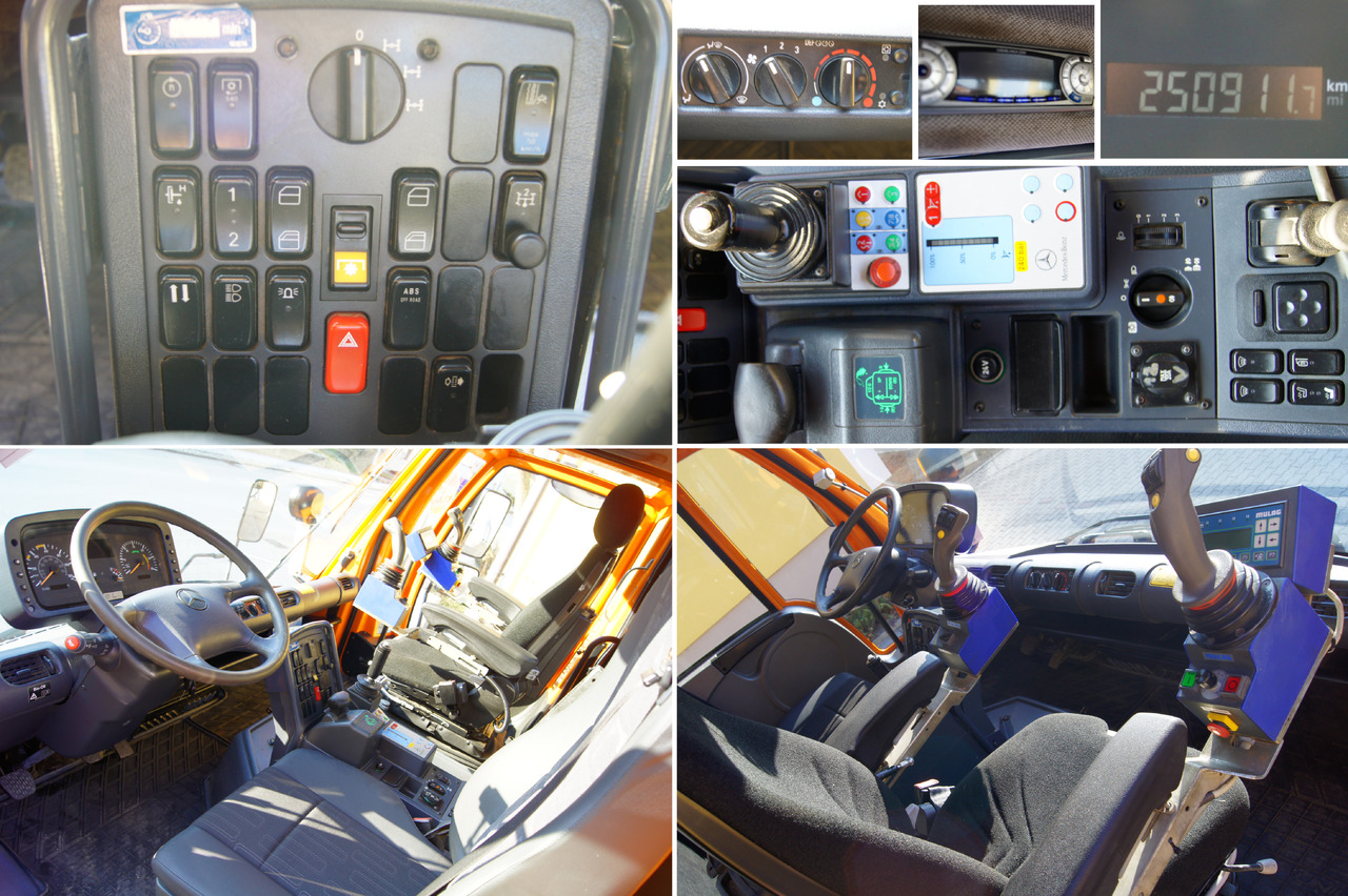 Interior photo 3: قلابات UNIMOG Unimog U 400/Hydrostat/Mähtür +MULAG MHU 800