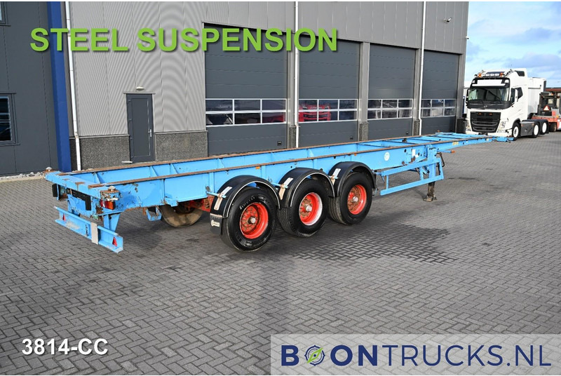 Blumhardt Cont.-Sal 40.24 E FIXED CHASSIS | 40ft * STEEL SUSPENSION * BPW / DRUM - شاحنات الحاويات / جسم علوي قابل للتغيير نصف مقطورة: صور 1 Blumhardt Cont.-Sal 40.24 E FIXED CHASSIS | 40ft * STEEL SUSPENSION * BPW / DRUM - شاحنات الحاويات / جسم علوي قابل للتغيير نصف مقطورة: صور 1