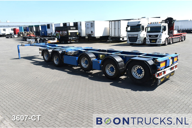 Broshuis 2 CONNECT-5AKCC | 2x20-40-45ft HC * 3x STEERING * 4x LIFT AXLE * ALCOA * APK 03-2026 - شاحنات الحاويات / جسم علوي قابل للتغيير نصف مقطورة: صور 3 Broshuis 2 CONNECT-5AKCC | 2x20-40-45ft HC * 3x STEERING * 4x LIFT AXLE * ALCOA * APK 03-2026 - شاحنات الحاويات / جسم علوي قابل للتغيير نصف مقطورة: صور 3