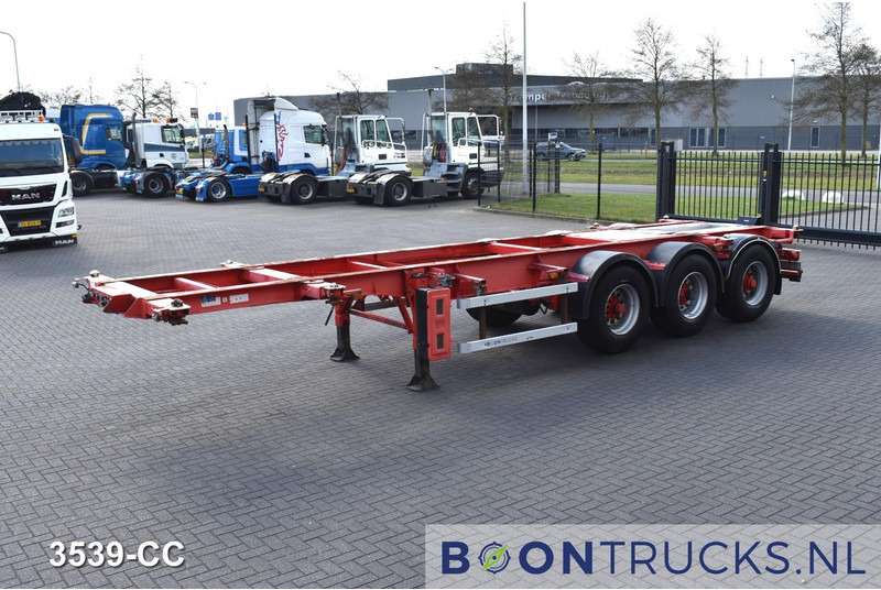 Burg BPO 12-27 CCXGX-00 TANK CHASSIS | 20-30ft * 3800 Kg * NL TRAILER - شاحنات الحاويات / جسم علوي قابل للتغيير نصف مقطورة: صور 5 Burg BPO 12-27 CCXGX-00 TANK CHASSIS | 20-30ft * 3800 Kg * NL TRAILER - شاحنات الحاويات / جسم علوي قابل للتغيير نصف مقطورة: صور 5