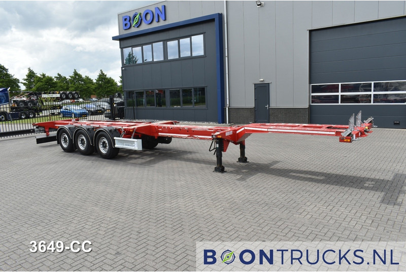 D-Tec FLEXITRAILER | 2x20-30-40-45ft HC * 2x LIFT AXLE * 2x EXTENDABLE * DISC BRAKES - شاحنات الحاويات / جسم علوي قابل للتغيير نصف مقطورة: صور 4 D-Tec FLEXITRAILER | 2x20-30-40-45ft HC * 2x LIFT AXLE * 2x EXTENDABLE * DISC BRAKES - شاحنات الحاويات / جسم علوي قابل للتغيير نصف مقطورة: صور 4