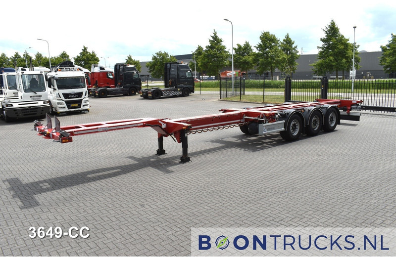 D-Tec FLEXITRAILER | 2x20-30-40-45ft HC * 2x LIFT AXLE * 2x EXTENDABLE * DISC BRAKES - شاحنات الحاويات / جسم علوي قابل للتغيير نصف مقطورة: صور 5 D-Tec FLEXITRAILER | 2x20-30-40-45ft HC * 2x LIFT AXLE * 2x EXTENDABLE * DISC BRAKES - شاحنات الحاويات / جسم علوي قابل للتغيير نصف مقطورة: صور 5