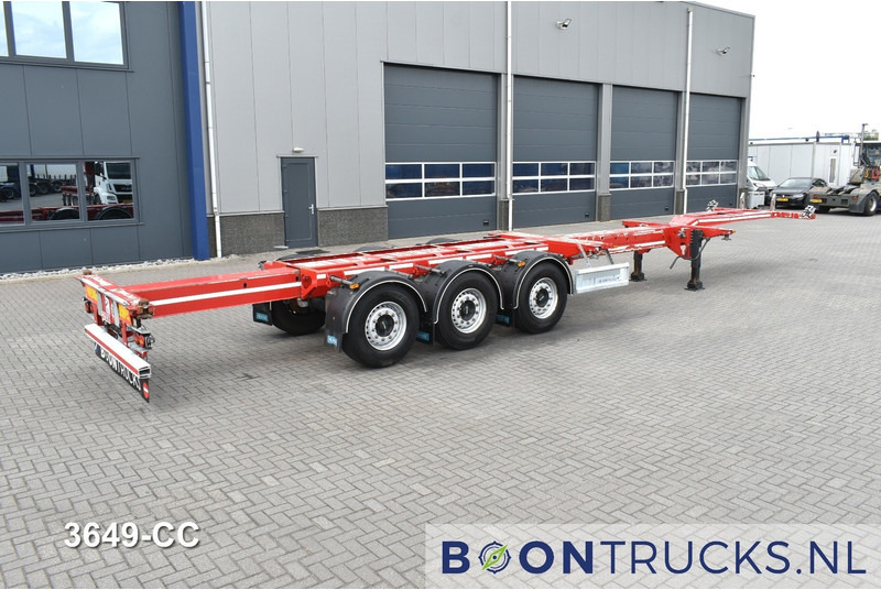 D-Tec FLEXITRAILER | 2x20-30-40-45ft HC * 2x LIFT AXLE * 2x EXTENDABLE * DISC BRAKES - شاحنات الحاويات / جسم علوي قابل للتغيير نصف مقطورة: صور 2 D-Tec FLEXITRAILER | 2x20-30-40-45ft HC * 2x LIFT AXLE * 2x EXTENDABLE * DISC BRAKES - شاحنات الحاويات / جسم علوي قابل للتغيير نصف مقطورة: صور 2