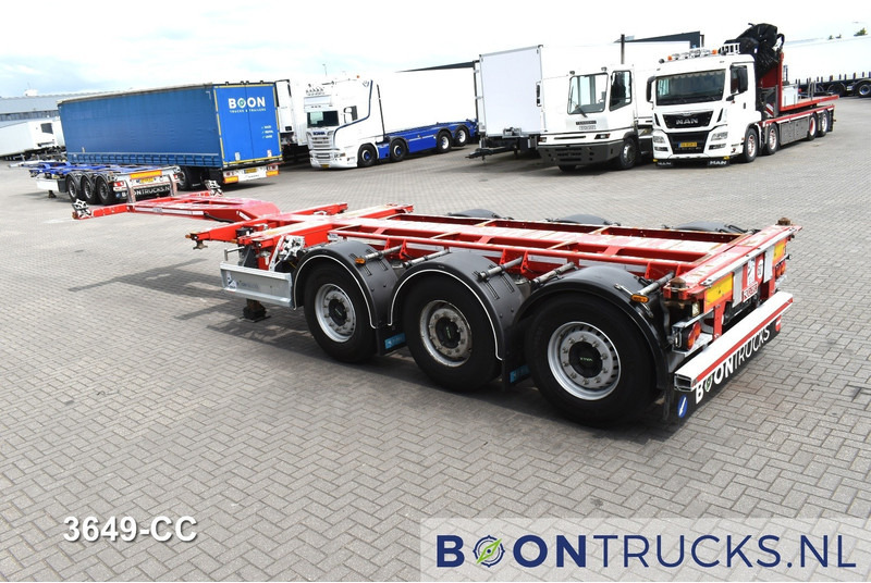 D-Tec FLEXITRAILER | 2x20-30-40-45ft HC * 2x LIFT AXLE * 2x EXTENDABLE * DISC BRAKES - شاحنات الحاويات / جسم علوي قابل للتغيير نصف مقطورة: صور 3 D-Tec FLEXITRAILER | 2x20-30-40-45ft HC * 2x LIFT AXLE * 2x EXTENDABLE * DISC BRAKES - شاحنات الحاويات / جسم علوي قابل للتغيير نصف مقطورة: صور 3