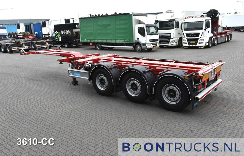 D-Tec FLEXITRAILER | 2x20-30-40-45ft HC * 2x LIFT AXLE * 2x EXTENDABLE * DISC BRAKES - شاحنات الحاويات / جسم علوي قابل للتغيير نصف مقطورة: صور 3 D-Tec FLEXITRAILER | 2x20-30-40-45ft HC * 2x LIFT AXLE * 2x EXTENDABLE * DISC BRAKES - شاحنات الحاويات / جسم علوي قابل للتغيير نصف مقطورة: صور 3