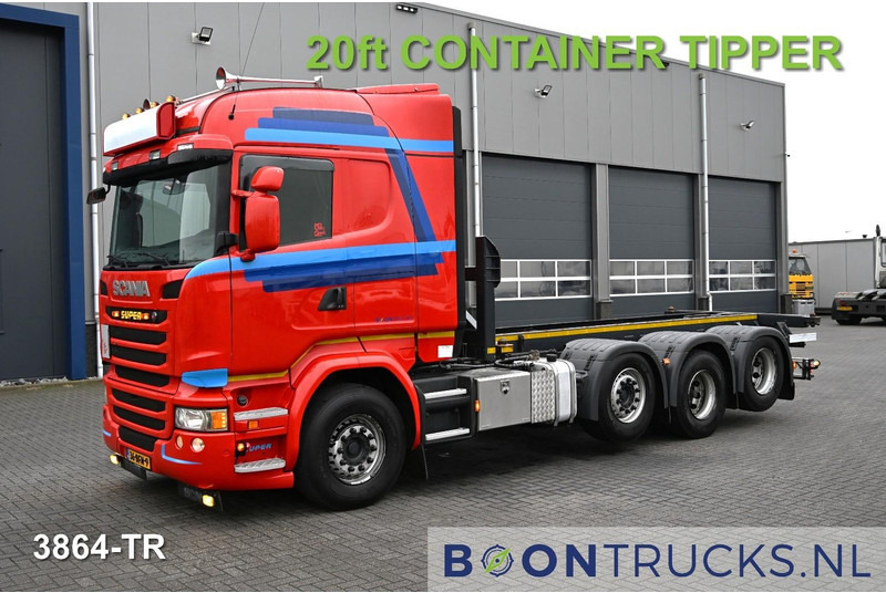 Scania R450 8x2 | EURO6 * CONTAINER TRANSPORT * 20ft TIPPING * NL TRUCK * APK 02-2026 - شاحنات الحاويات / جسم علوي قابل للتغيير شاحنة: صور 2 Scania R450 8x2 | EURO6 * CONTAINER TRANSPORT * 20ft TIPPING * NL TRUCK * APK 02-2026 - شاحنات الحاويات / جسم علوي قابل للتغيير شاحنة: صور 2