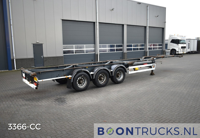 Van Hool 3B2015 FIXED CHASSIS | 2x20-40ft HC * 4600 Kg * NL TRAILER - شاحنات الحاويات / جسم علوي قابل للتغيير نصف مقطورة: صور 1 Van Hool 3B2015 FIXED CHASSIS | 2x20-40ft HC * 4600 Kg * NL TRAILER - شاحنات الحاويات / جسم علوي قابل للتغيير نصف مقطورة: صور 1