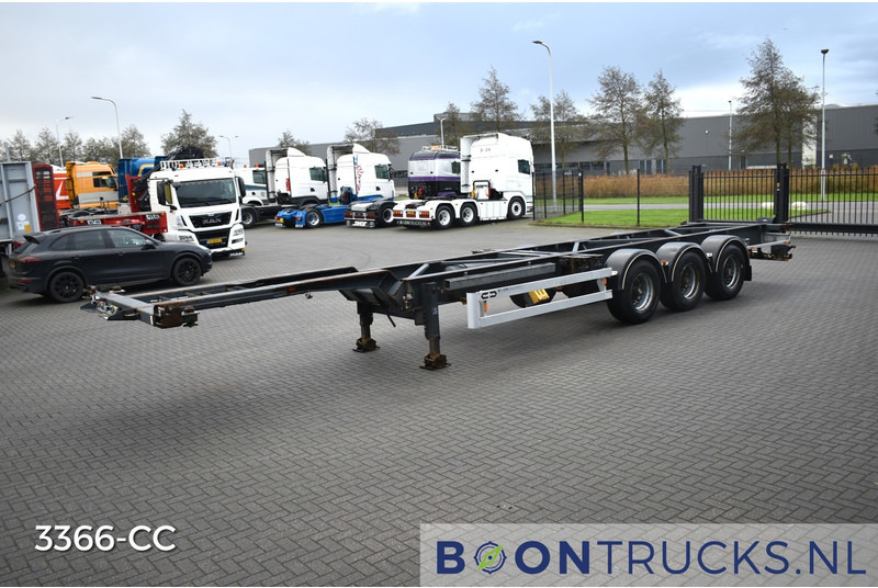Van Hool 3B2015 FIXED CHASSIS | 2x20-40ft HC * 4600 Kg * NL TRAILER - شاحنات الحاويات / جسم علوي قابل للتغيير نصف مقطورة: صور 4 Van Hool 3B2015 FIXED CHASSIS | 2x20-40ft HC * 4600 Kg * NL TRAILER - شاحنات الحاويات / جسم علوي قابل للتغيير نصف مقطورة: صور 4