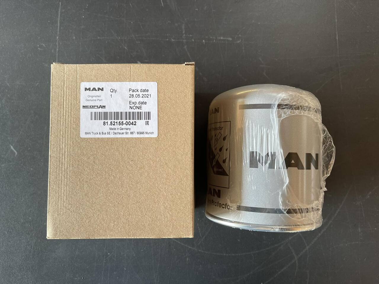 MAN AIR DRYER CARTRIDGE WITH OIL TRAP 81.52155-0042 - التدفئة / التهوية - شاحنة: صور 1 MAN AIR DRYER CARTRIDGE WITH OIL TRAP 81.52155-0042 - التدفئة / التهوية - شاحنة: صور 1