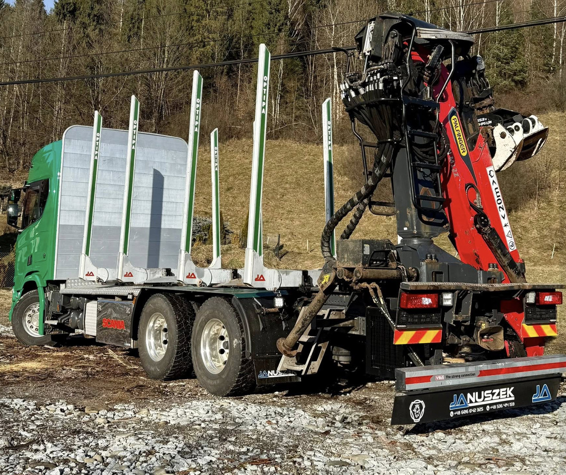 SCANIA R580 - شاحنة قطع الأشجار, شاحنة كرين: صور 4 SCANIA R580 - شاحنة قطع الأشجار, شاحنة كرين: صور 4