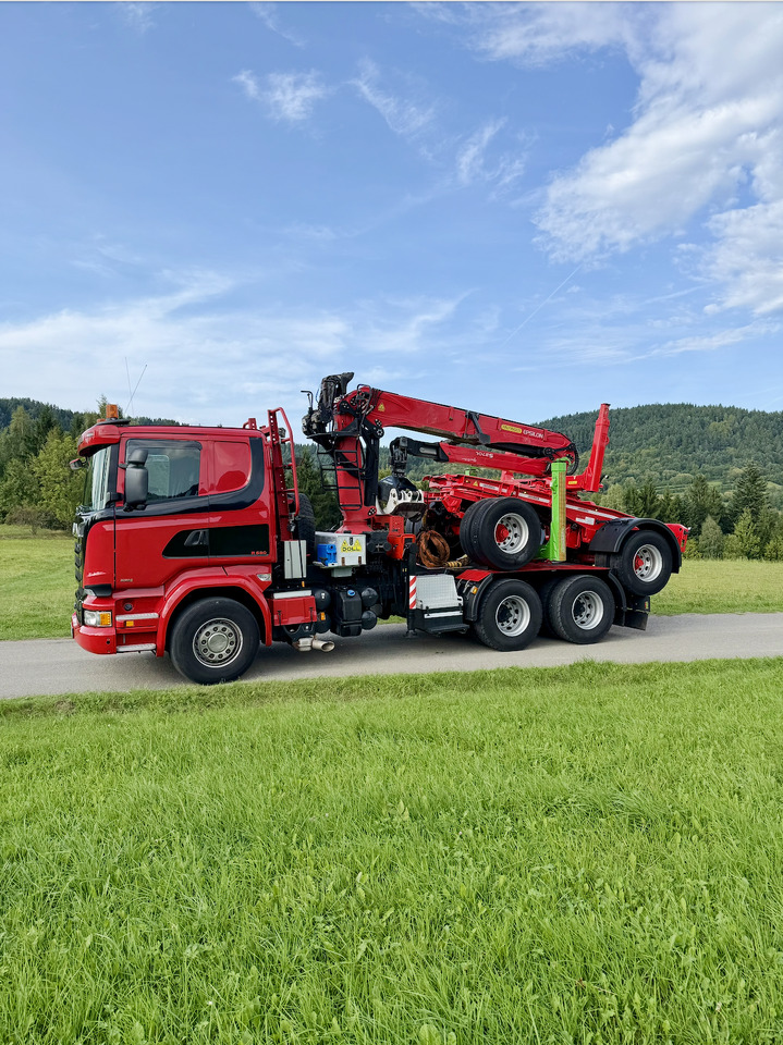 SCANIA R580 - شاحنة قطع الأشجار, شاحنة كرين: صور 2 SCANIA R580 - شاحنة قطع الأشجار, شاحنة كرين: صور 2
