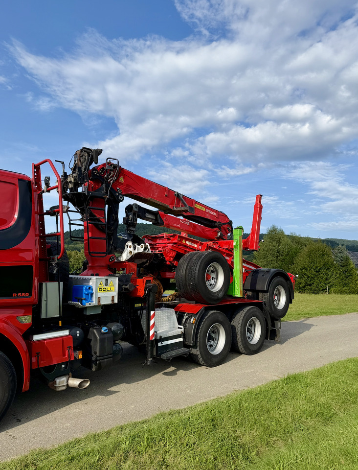 SCANIA R580 - شاحنة قطع الأشجار, شاحنة كرين: صور 3 SCANIA R580 - شاحنة قطع الأشجار, شاحنة كرين: صور 3