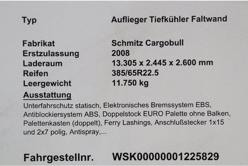Schmitz Cargobull SKO 24 - مبردة نصف مقطورة: صور 3 Schmitz Cargobull SKO 24 - مبردة نصف مقطورة: صور 3