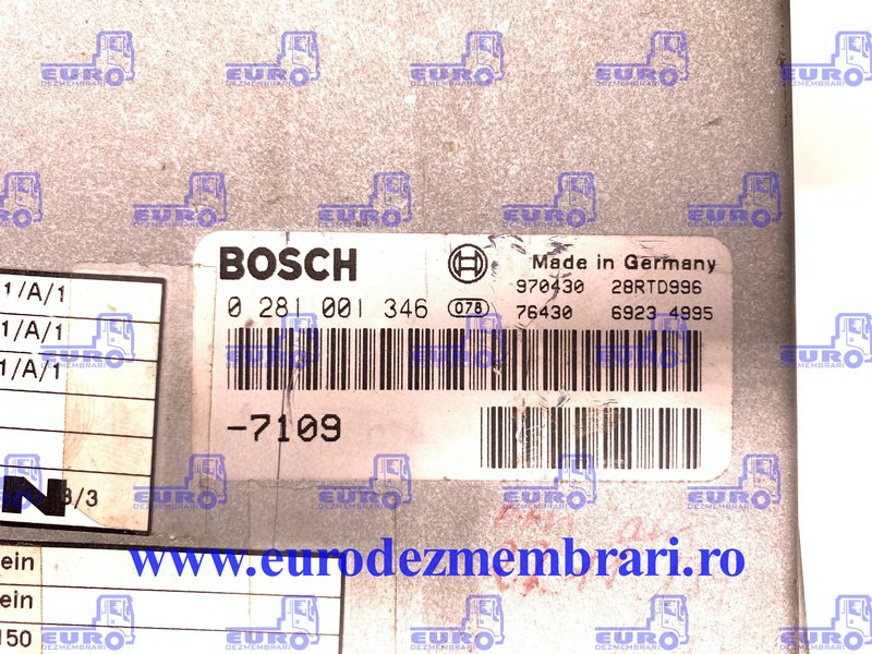 CALCULATOR MOTOR MAN 3 SILENT 0281001346 - كتلة التحكم - شاحنة: صور 2 CALCULATOR MOTOR MAN 3 SILENT 0281001346 - كتلة التحكم - شاحنة: صور 2