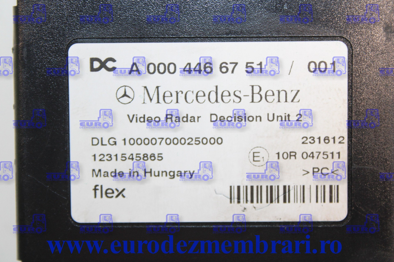 CALCULATOR VIDEO RADAR MERCEDES ACTROS MP5 A0004466751 - كتلة التحكم - شاحنة: صور 3 CALCULATOR VIDEO RADAR MERCEDES ACTROS MP5 A0004466751 - كتلة التحكم - شاحنة: صور 3