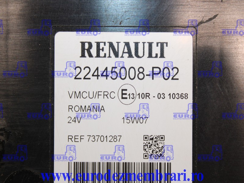 CALCULATOR VMCU RENAULT T 22445005, 22445008, 22777547, 23006079, 21936559 - كتلة التحكم - شاحنة: صور 4 CALCULATOR VMCU RENAULT T 22445005, 22445008, 22777547, 23006079, 21936559 - كتلة التحكم - شاحنة: صور 4