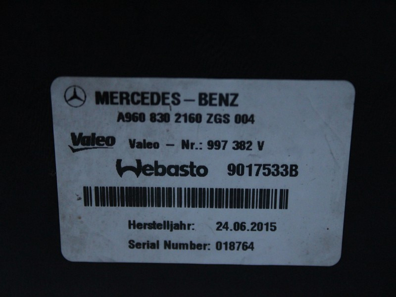 CLIMA STATIONARE MERCEDES ACTROS MP4 A9608302160 - جزء تكييف الهواء - شاحنة: صور 3 CLIMA STATIONARE MERCEDES ACTROS MP4 A9608302160 - جزء تكييف الهواء - شاحنة: صور 3