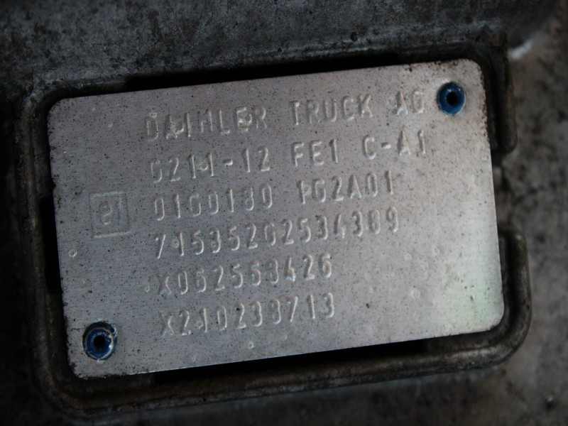 CUTIE DE VITEZE AUTOMATA FARA RETARDER MERCEDES ACTROS MP5 G211-12 FE1 - علبة التروس - شاحنة: صور 5 CUTIE DE VITEZE AUTOMATA FARA RETARDER MERCEDES ACTROS MP5 G211-12 FE1 - علبة التروس - شاحنة: صور 5