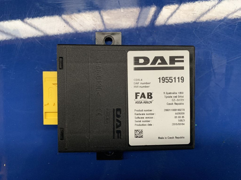DAF 106 - كتلة التحكم: صور 4 DAF 106 - كتلة التحكم: صور 4