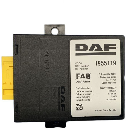 DAF 106 - كتلة التحكم: صور 1 DAF 106 - كتلة التحكم: صور 1