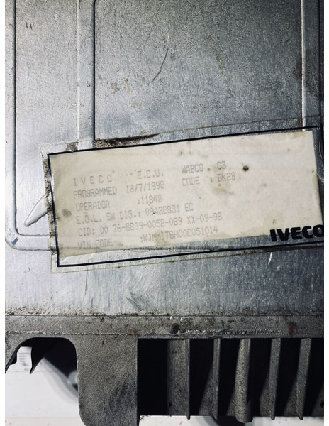 Iveco Wabco 99432831 - كتلة التحكم: صور 2 Iveco Wabco 99432831 - كتلة التحكم: صور 2