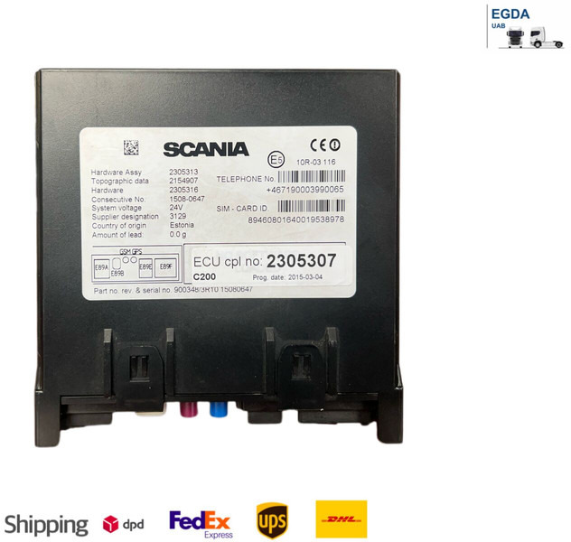 Scania 124 1 - كتلة التحكم: صور 1 Scania 124 1 - كتلة التحكم: صور 1