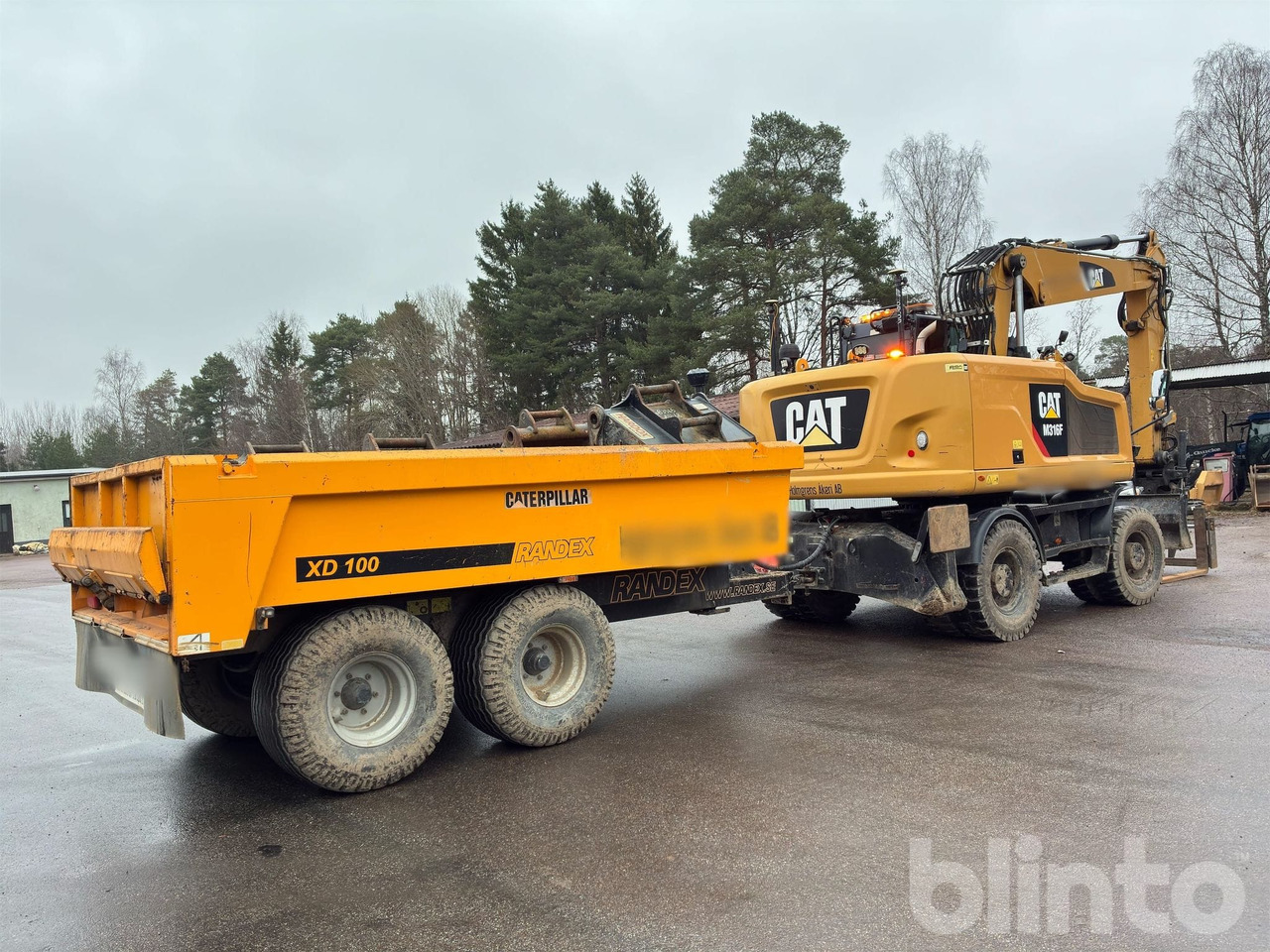 CAT M316F - حفارة على عجلات: صور 5 CAT M316F - حفارة على عجلات: صور 5