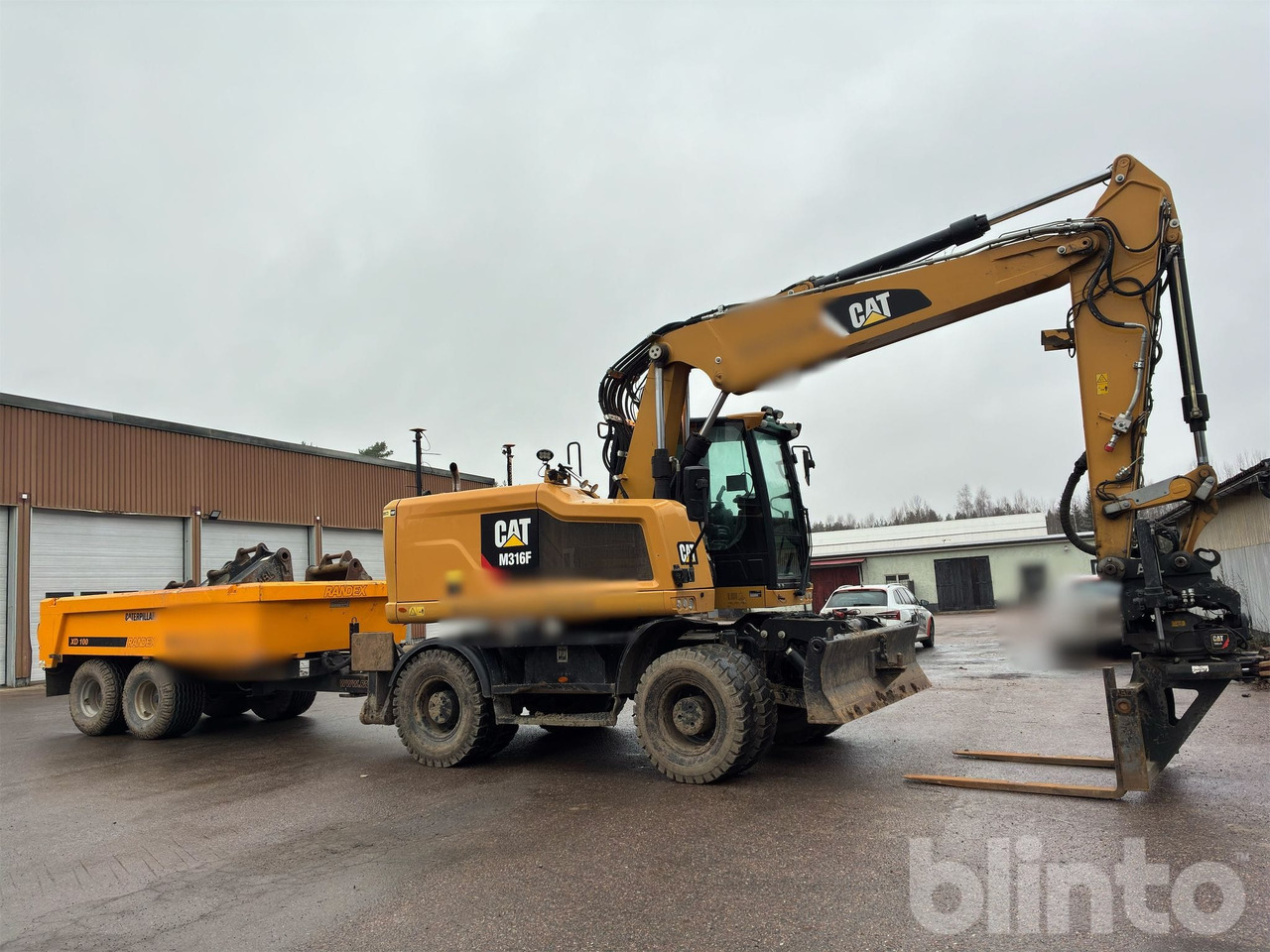 CAT M316F - حفارة على عجلات: صور 4 CAT M316F - حفارة على عجلات: صور 4