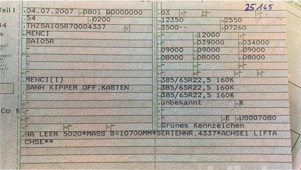 Menci SA105R (2007) - قلابة نصف مقطورة: صور 5 Menci SA105R (2007) - قلابة نصف مقطورة: صور 5