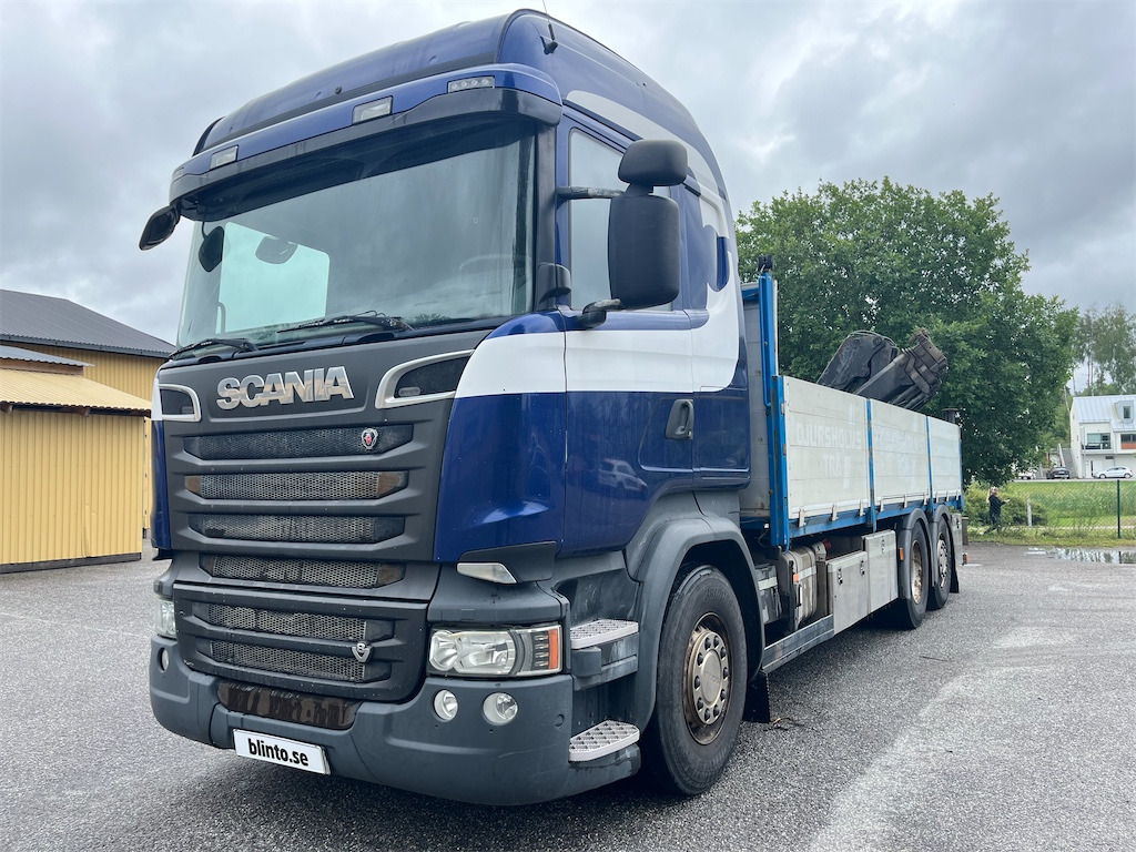 SCANIA R580LB6X2HNB - شاحنات مسطحة: صور 1 SCANIA R580LB6X2HNB - شاحنات مسطحة: صور 1