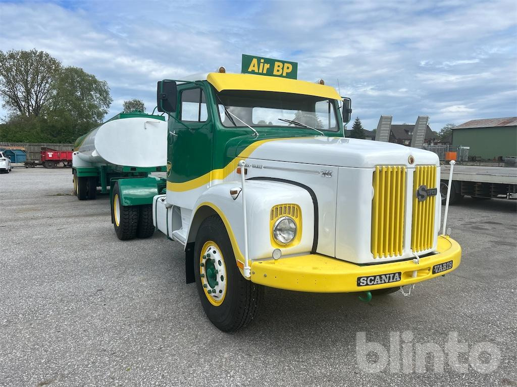 SCANIA Vabis L 76 42 160 Super & Tanktrailer Br. Fors - شاحنة جرار, مقطورة صهريج: صور 4 SCANIA Vabis L 76 42 160 Super & Tanktrailer Br. Fors - شاحنة جرار, مقطورة صهريج: صور 4