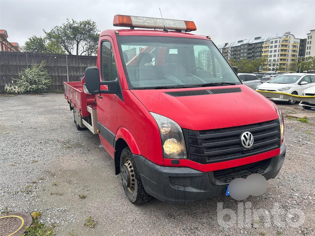Volkswagen Crafter 50 flakbil med kran - شاحنة: صور 3 Volkswagen Crafter 50 flakbil med kran - شاحنة: صور 3