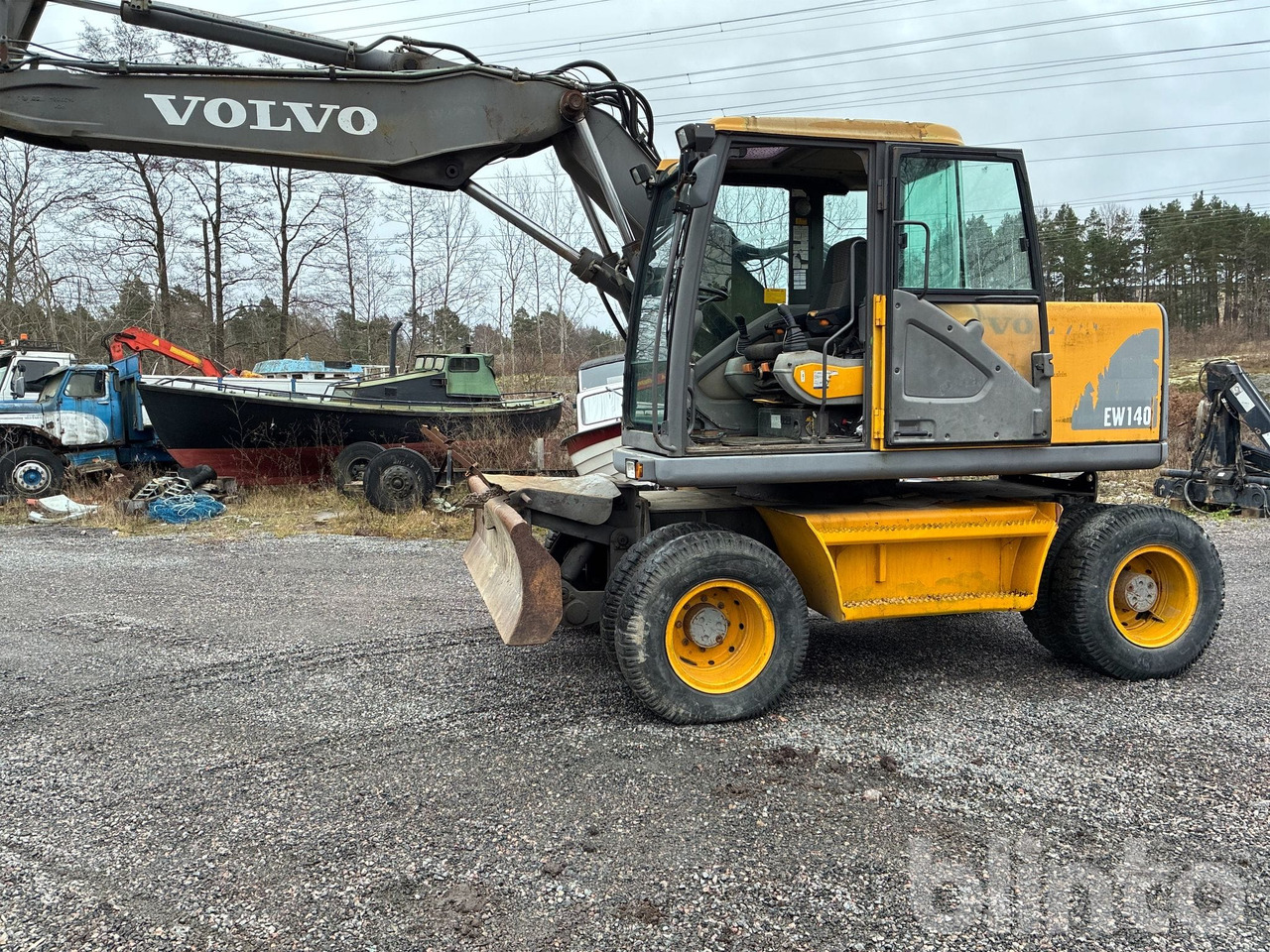 Volvo EW 140 - حفارة على عجلات: صور 1 Volvo EW 140 - حفارة على عجلات: صور 1