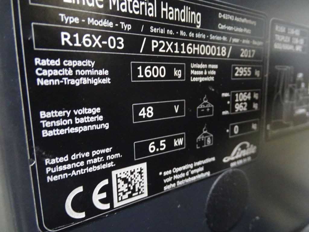 Linde R16X-03 - شاحنة مناولة: صور 5 Linde R16X-03 - شاحنة مناولة: صور 5