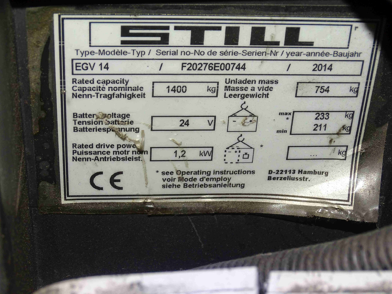Still EGV14/1000MM - معدات تكديس: صور 5 Still EGV14/1000MM - معدات تكديس: صور 5