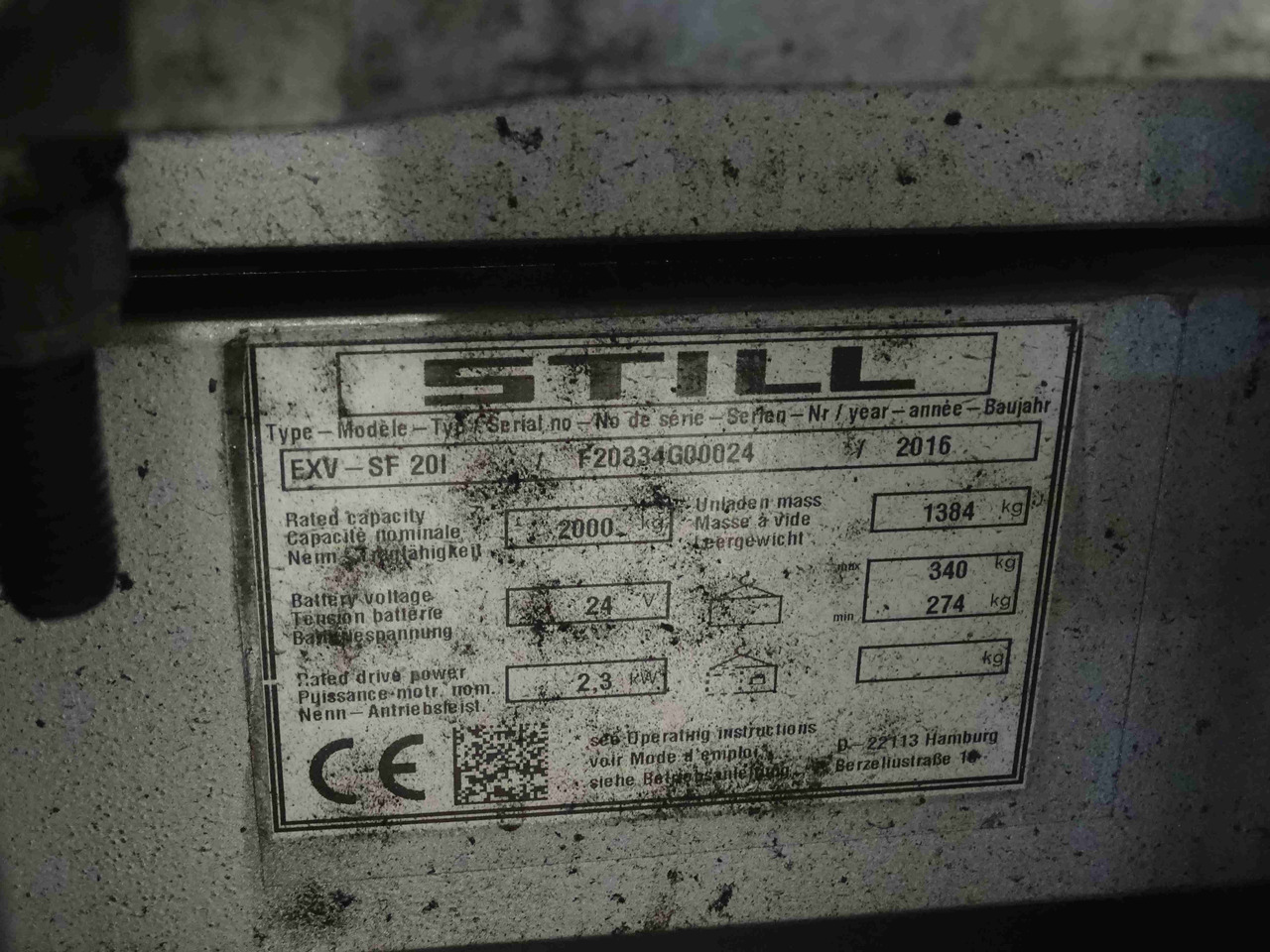 Still EXV-SF20I - معدات تكديس: صور 5 Still EXV-SF20I - معدات تكديس: صور 5