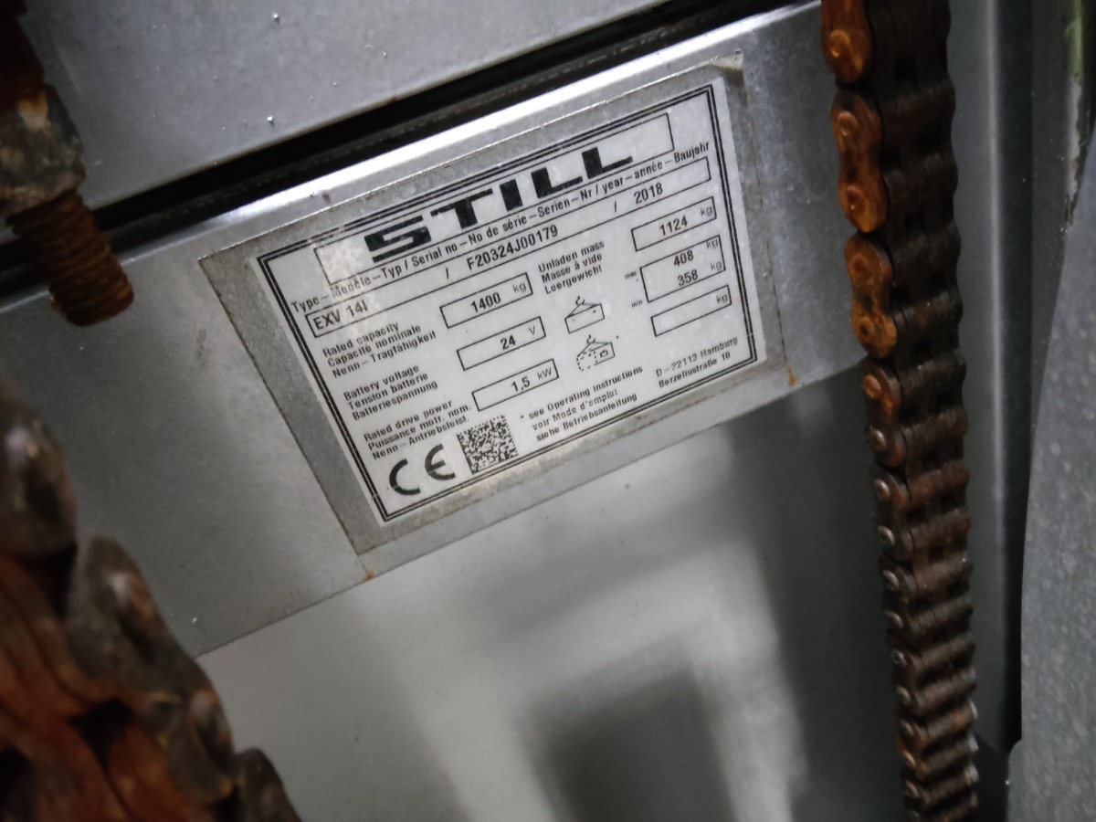 Still EXV14I/LIION - معدات تكديس: صور 5 Still EXV14I/LIION - معدات تكديس: صور 5