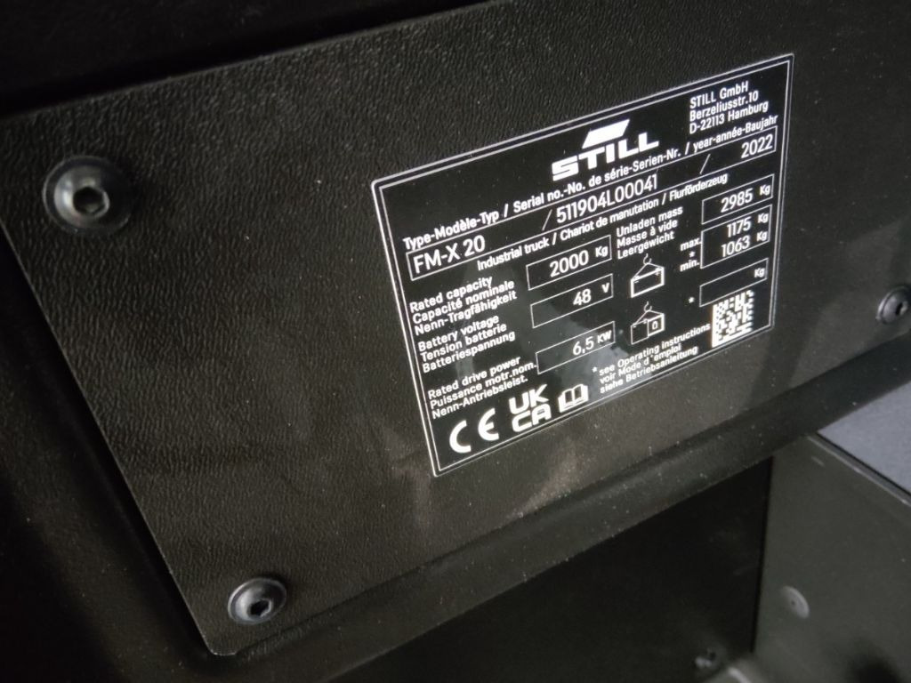 Still FM-X20/TK/BATT.NEU - شاحنة مناولة: صور 4 Still FM-X20/TK/BATT.NEU - شاحنة مناولة: صور 4