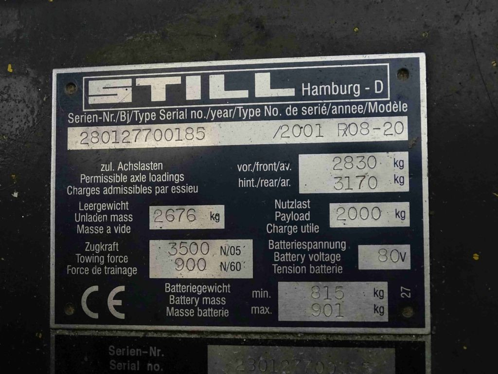 Still R08-20 - جرار السحب الكهربائي: صور 5 Still R08-20 - جرار السحب الكهربائي: صور 5