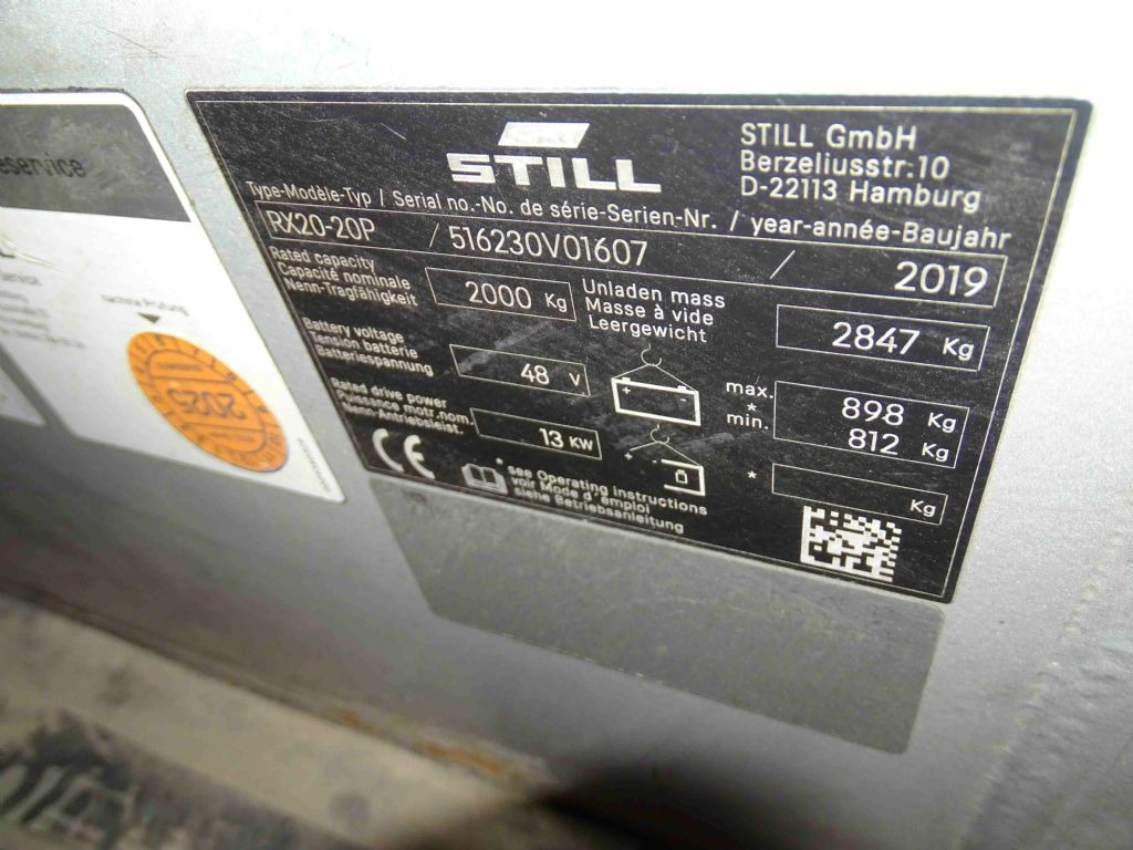 Still RX20-20P - رافعة شوكية كهربائية: صور 5 Still RX20-20P - رافعة شوكية كهربائية: صور 5