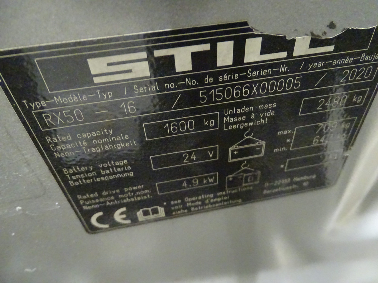 Still RX50-16 - رافعة شوكية كهربائية: صور 5 Still RX50-16 - رافعة شوكية كهربائية: صور 5