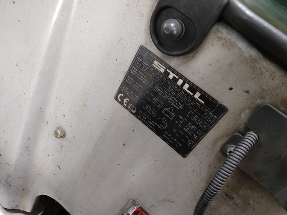 رافعة شوكية كهربائية Still RX60-50/600: صور 9 رافعة شوكية كهربائية Still RX60-50/600: صور 9