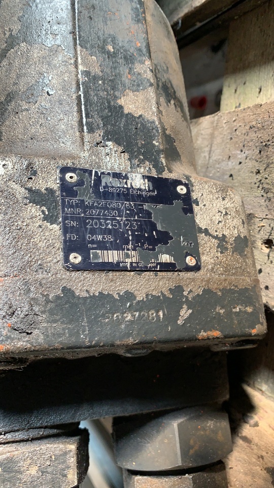 Rexroth Pump KFA2F080 Mercedes - مضخة هيدروليكية - شاحنة: صور 1 Rexroth Pump KFA2F080 Mercedes - مضخة هيدروليكية - شاحنة: صور 1