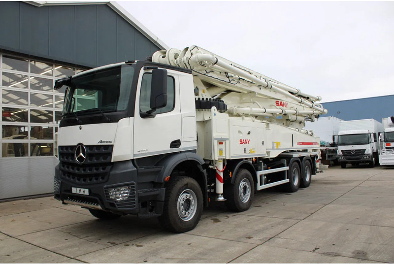 Mercedes-Benz Arocs 4140 8x4 Sany SY49 Concrete Pump Build by Putzmeister - مضخة خرسانة: صور 1 Mercedes-Benz Arocs 4140 8x4 Sany SY49 Concrete Pump Build by Putzmeister - مضخة خرسانة: صور 1