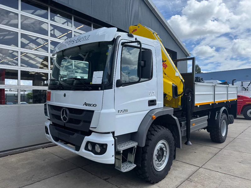 Mercedes-Benz Atego Atego 1725 4x4 Flatbed with Hyva HB120 Crane - شاحنة كرين: صور 3 Mercedes-Benz Atego Atego 1725 4x4 Flatbed with Hyva HB120 Crane - شاحنة كرين: صور 3