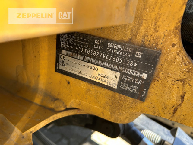 Cat 302.7CR-07 - حفارة مصغرة: صور 2 Cat 302.7CR-07 - حفارة مصغرة: صور 2